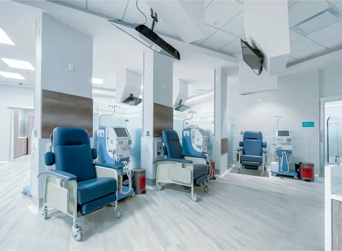 Hemodialysis room of Santa Fe Campus